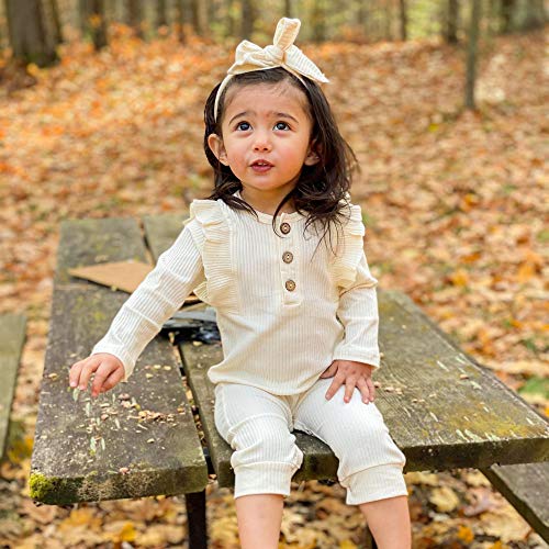 Renotemy Infant Baby Girls White Romper Fall Winter Jumpsuit Girl Long Sleeve Rompers Baby Girl Clothes 0-3 Months #TOP2