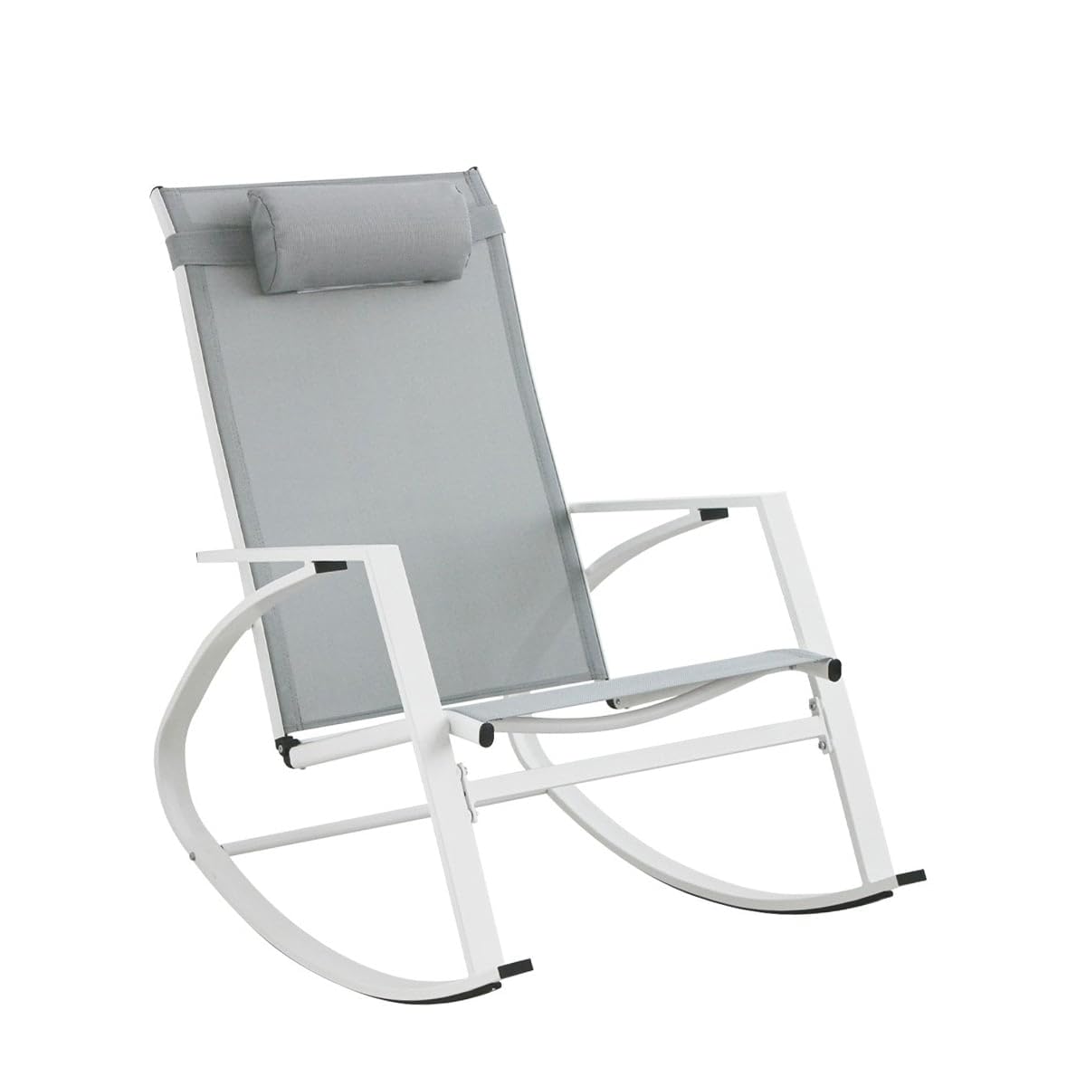 Produce Shop Poltrona a Dondolo Design Moderno per Esterno Bizzotto Demid New - Grigio