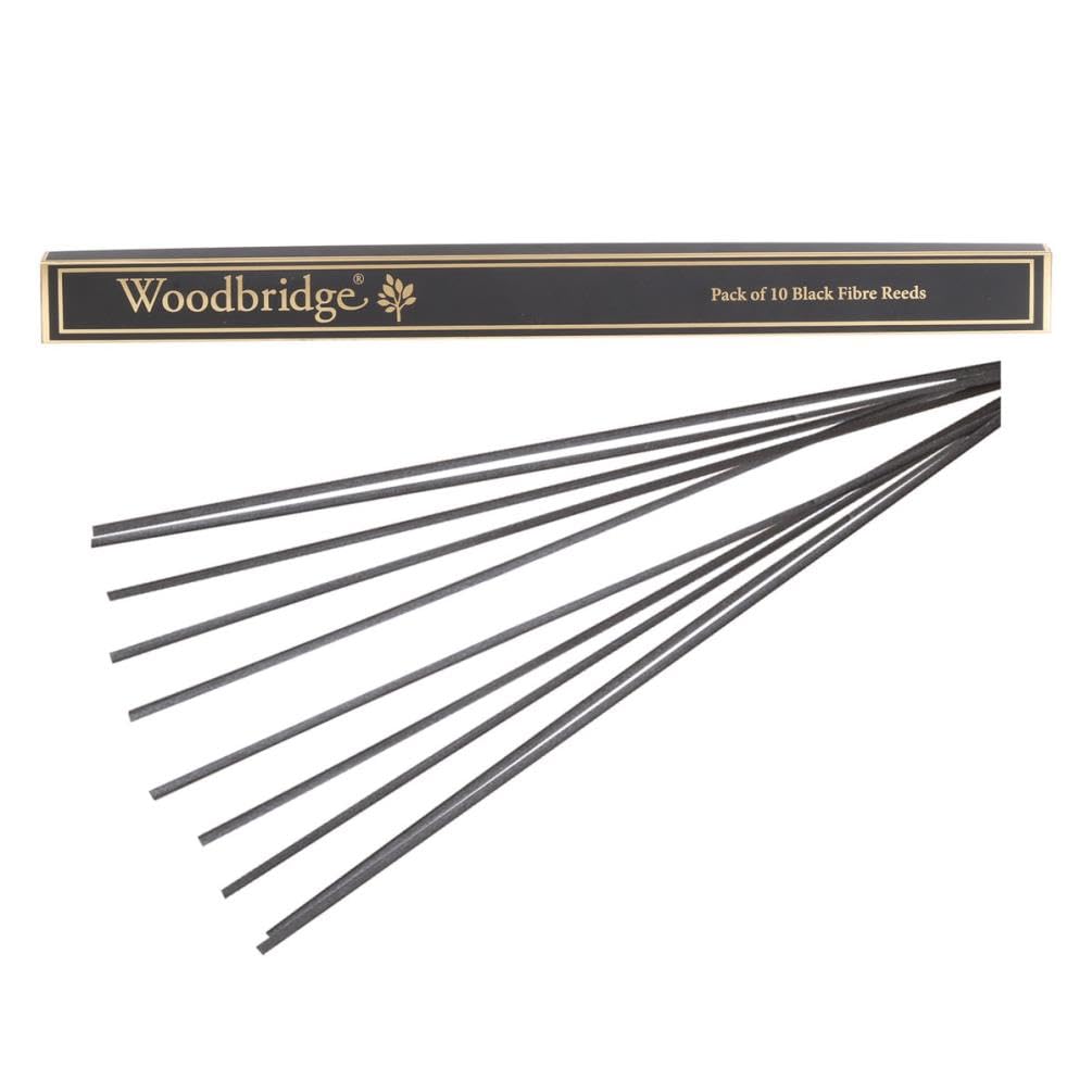 Aroma Accessories Black Woodbridge Fibre Reed Diffuser Reeds 40Cm