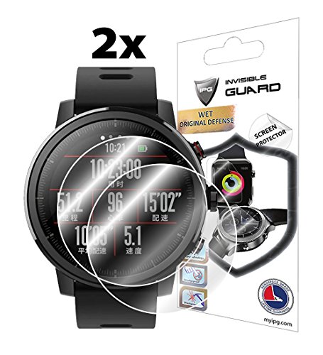 IPG for Amazfit Stratos Multisport Smartwatch Screen Protector 2 Units Invisible Ultra HD Clear Film - //coolthings.us