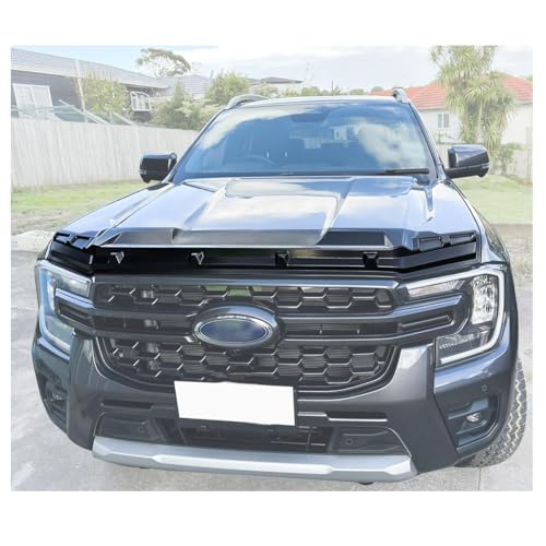 Protector del capó Ford Ranger 2023 2024 2025 deflector de grava Bonnet Bra ABS 2