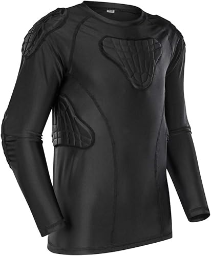 Miniatura 2 de TUOY Youth Boys Padded Compression Shirts Rib Chest Protector Shirt