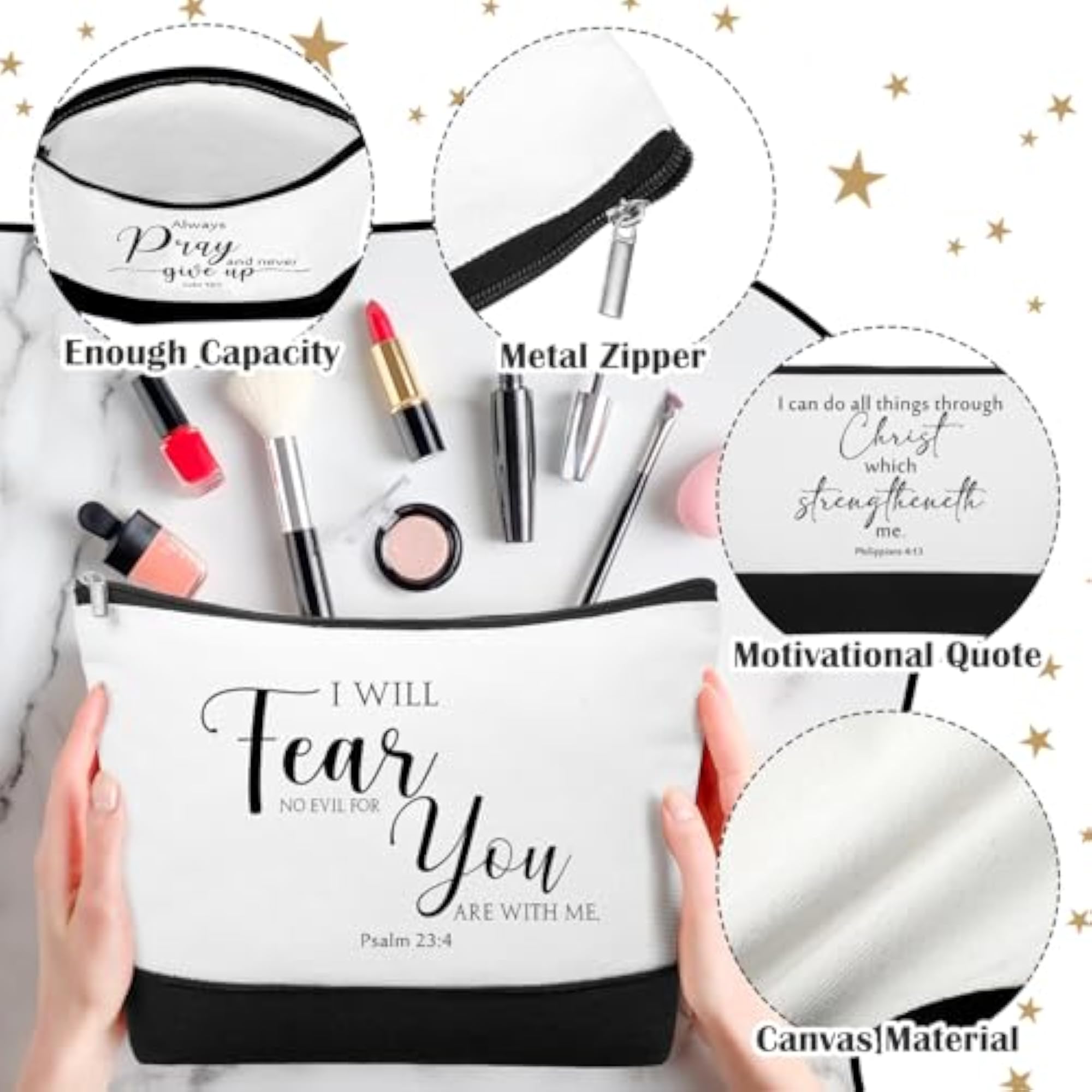 20 Pcs Inspirational Gifts Christian Bags Bible Verse Gift