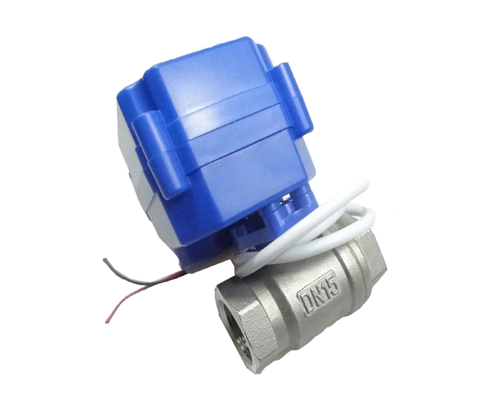 Zawór elektromagnetyczny, 10x G1/2" DN15 Zawór kulowy z napędem 9-24VDC CR04, stal nierdzewna, zawór elektryczny