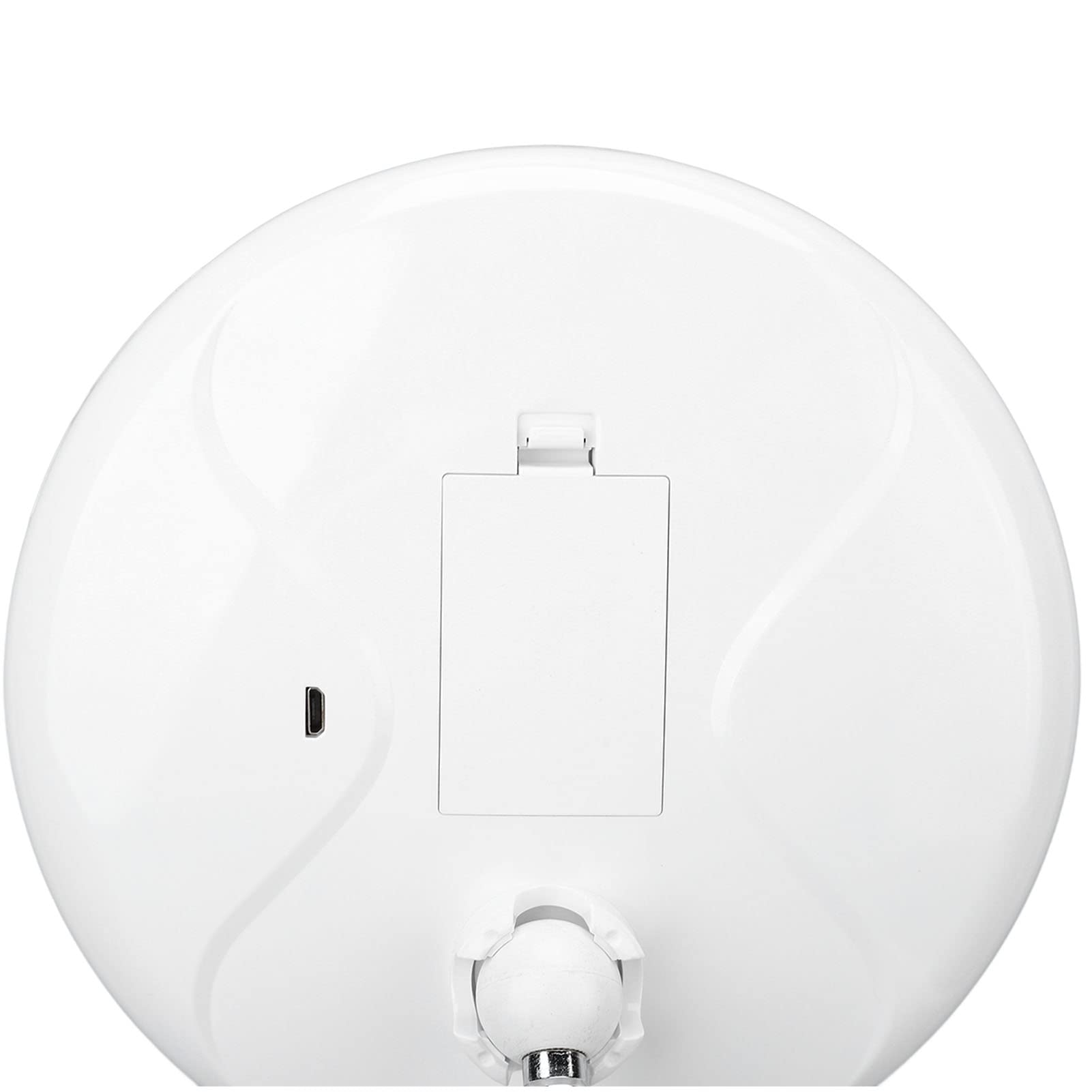 Agatige Specchio illuminato per il trucco con ingrandimento 10x, braccio girevole a 360 gradi, specchio LED a luminosità regolabile con ventosa per casa, bagno, ufficio e viaggi