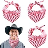 Multifunktionale Dekoration: Das kariertenTrachtentücher eignet sich nicht nur als Halstuch, sondern auch als Arm- oder Kopftuch für Oktoberfest, Geburtstagsfeiern, Karneval, Rollenspiele usw., um eine festliche Atmosphäre und Freude zu schaffen.
