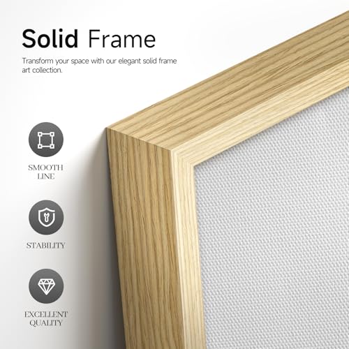 Large Framed Nursery Canvas Wall Art, Ocean Themed Nautical Prints Coastal Paintings Decor for Walls, Turtle Whale Coral Tropical Fish Pictures for Kids Boys Baby Girls Room Bathroom Wall Decor - Image 7