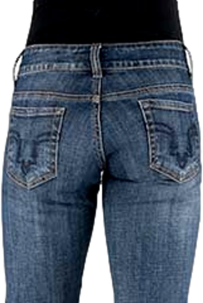 Stetson Western Jeans Womens Bootcut 12 Short Blue 11-054-0816-1322 BU