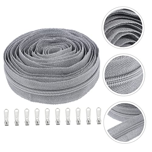 SEWACC 1 Conjunto De Zíper De Náilon Acessório De Costura De Substituição De Zíper De Náilon Ferrame