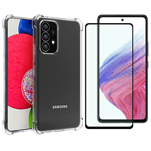 Kit Capa Capinha Para Samsung Galaxy A53 5g Case Anti Impacto + Película De Vidro Temperado 3d Full
