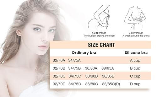 Backless Strapless Sticky Bra Invisible Bra Push Up Bra Women's Reusable Silicone Nipple 3 Pairs #TOP5