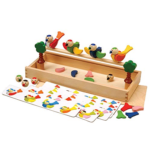 Constructive Playthings Magnetic Building Birds 41 pc. Set with Wooden Storage Box Constructive Playthings Magnetic Building Birds 41 pc. Set with Wooden Storage Box