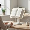 Coverzone Ayarlanabilir Tablet ve Kitap Okuma Standı, Katlanabilir Masaüstü Tutucu, Ergonomik Tasarım, Sağlam Alüminyum Alaşım, Ev/Ofis Kullanımı İçin Evrensel Destek | R28