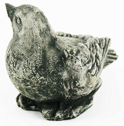 Fleur De Lis Garden Ornaments Llc Lark Bird Concrete Statue Cement Birds Figurines Cast Stone Bird Bath Figure Back Yard Art #TOP3
