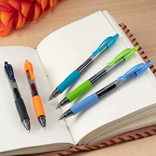 Image of PILOT G2 Gel-Ink Pens, Bold Point (1.0mm), 1.0 Gel Pens, Assorted, 14-Pack
