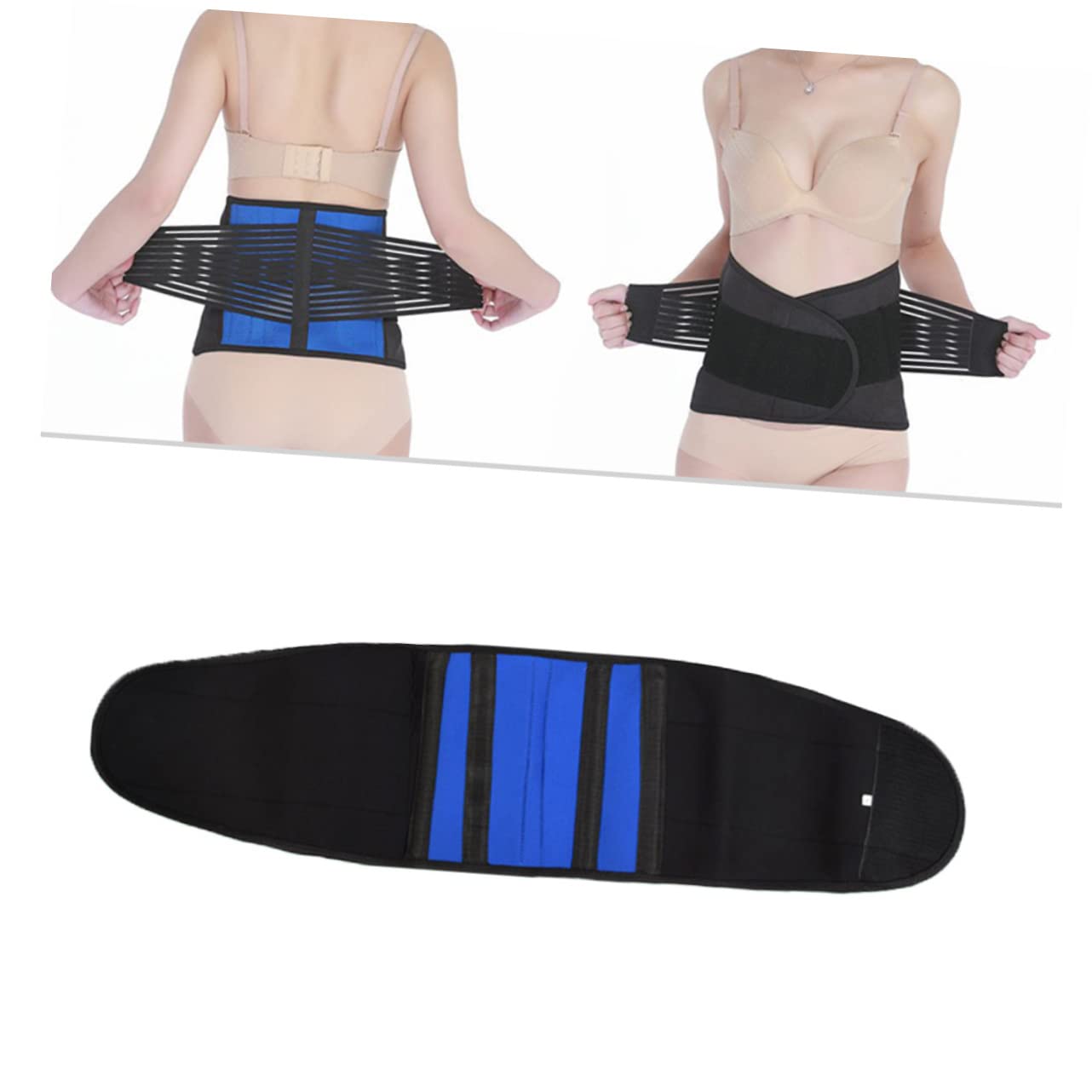 BUTIFULSIC Waist Support Belt Lumbar Support Belt Back Brace for Running Carrying Straps Sports Back Brace Lumbar Support Brace Back Brace for Lifting Back Belt Back Belt Black