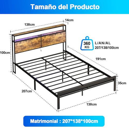 Catálogo de Base Cama más recomendados. 5 Base Cama marca WELIKERA (2)