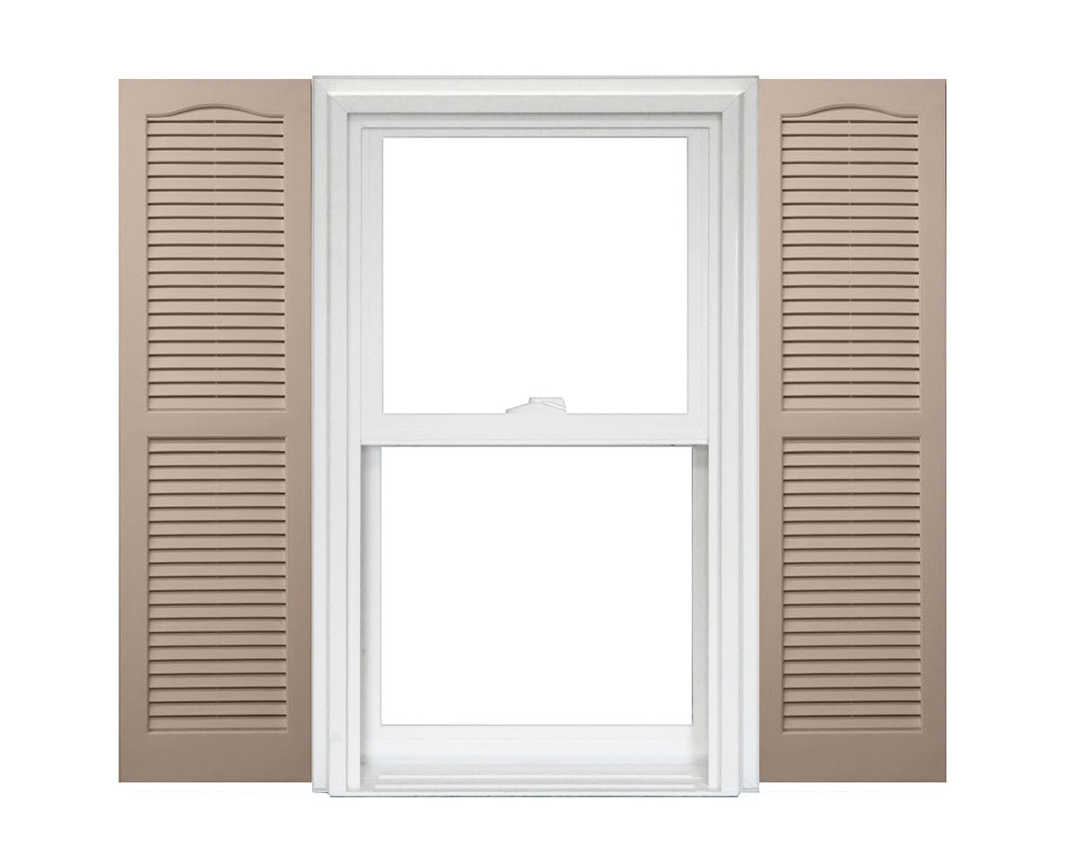 Polaris Open Louver Sandstone Shutters