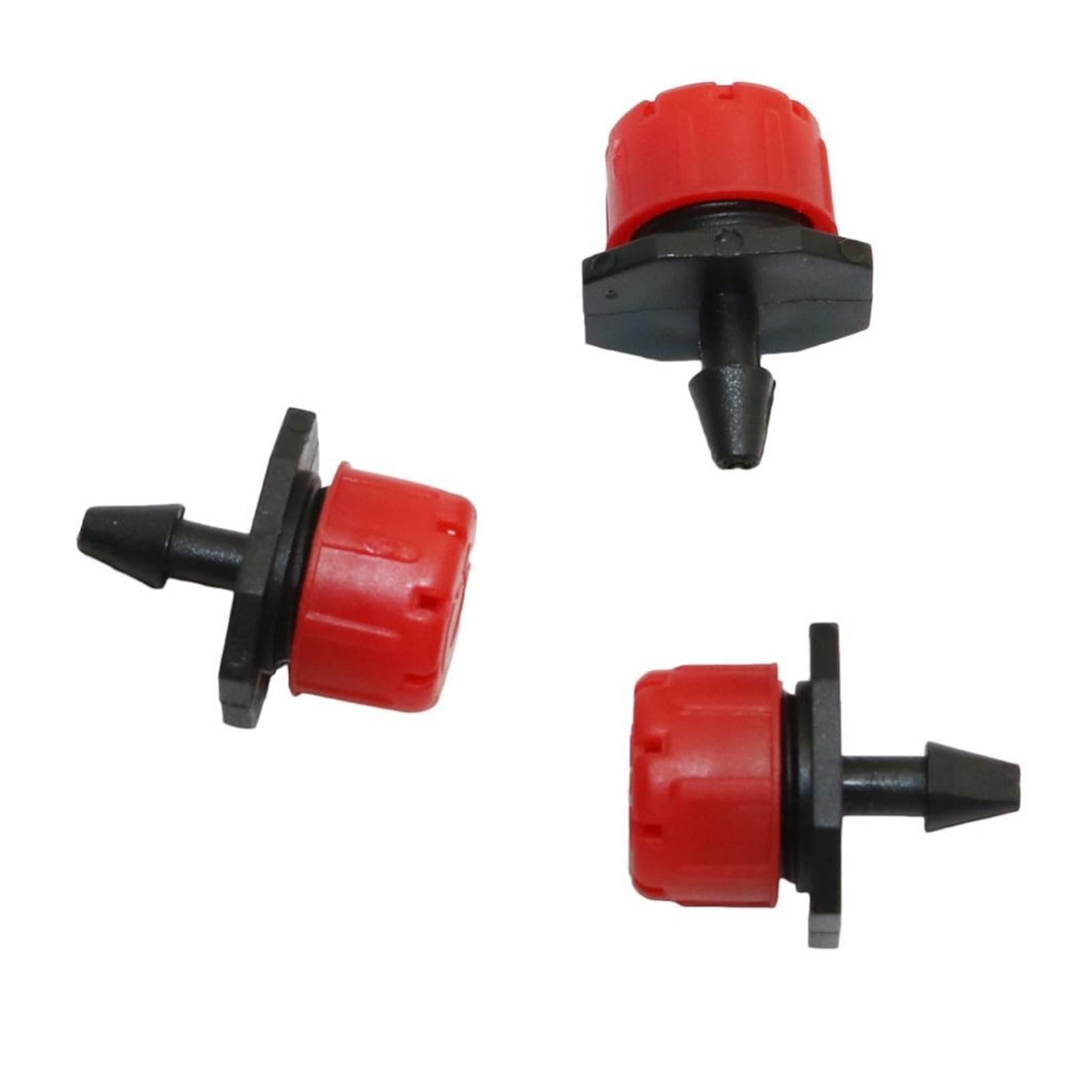 Zubehör für Tropfbewässerungssysteme für den Verstellbarer Dripper for Garten Landwirtschaftsbewässerung Bewässerung Gewächshaus Micro Tropf Bewässerung Dripper 1000 Stück (Color : Red)