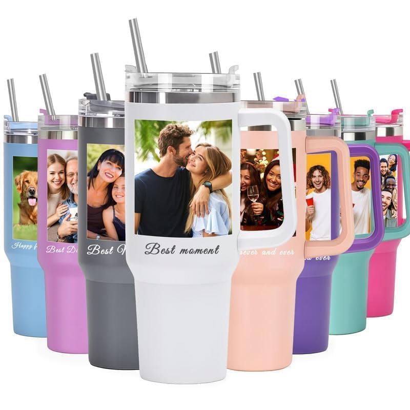 Mocessory Personalized Photo 40oz Stainless Steel Tumbler