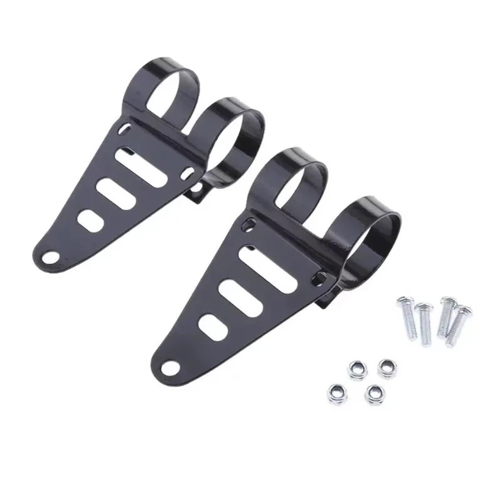 1 Pair Universal Motorcycle Headlight Brackets with Mounting Parts Refitted HeadLamp Holder 41-43mm headlamp Bracket