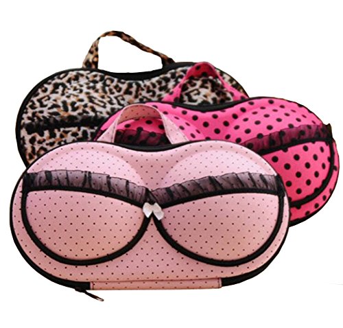 Home Travel,Underwear,Underwear,Bra,Storage Bag,Finishing Box,High Belt,Belt and Portable Bra Organizer (Leopard)
