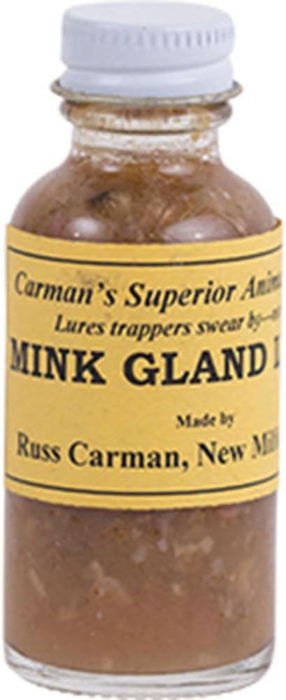 Mink Gland Lure by Russ Carman (4 oz. Bottle)