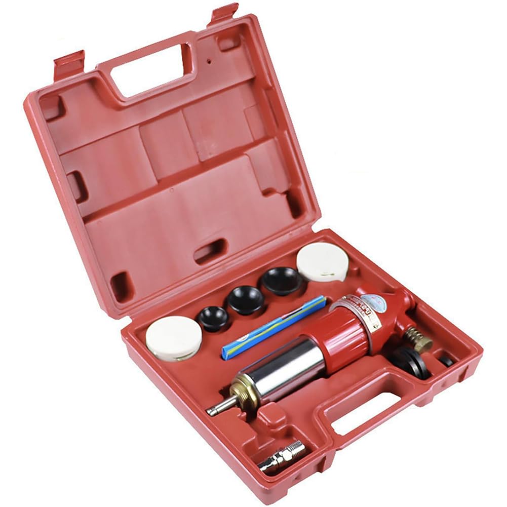 Kit de herramientas de rectificado de asiento de válvula neumática, máquina de reparación de válvula de motor con herramienta de lapeado operada por aire para reparación de culatas automáticas, kit