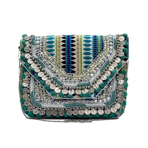 Image of Maresse Women Boho Bag Embroidered Crossbody Sling Bag For Women | Handmade