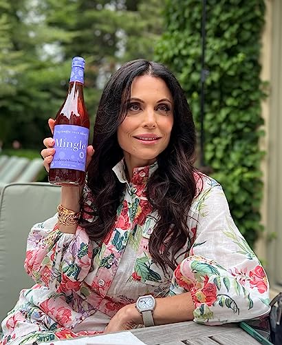 Mingle Mocktails Non Alcoholic Cocktails | Blackberry Hibiscus Bellini (6 Pack 750ml Bottles)