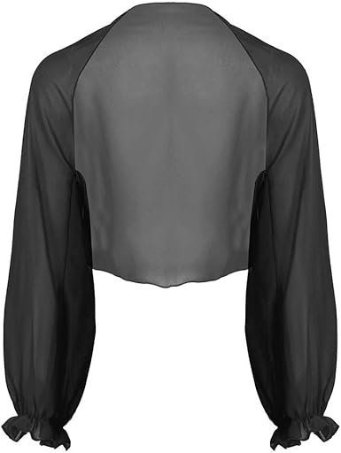 sheer shawl jacket