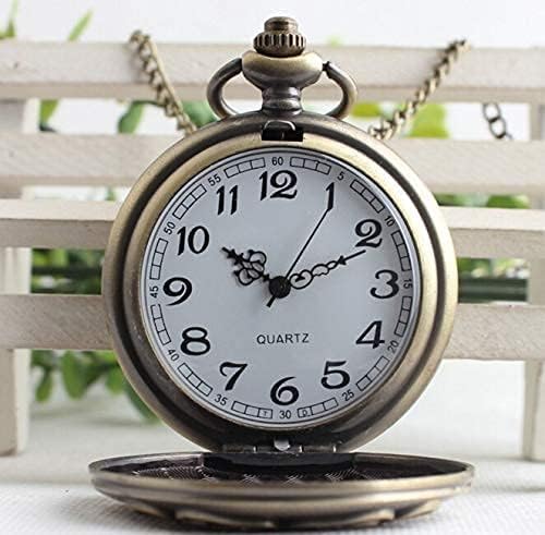 Image of Pocket Watch Metal Keychain Retro Vintage for Gifting With Key Ring Anti-Rust
