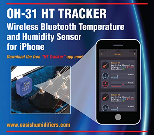 OH-31 Oasis Humidity Temperature Bluetooth Sensor Tracker for iPhone - Thumbnail 2