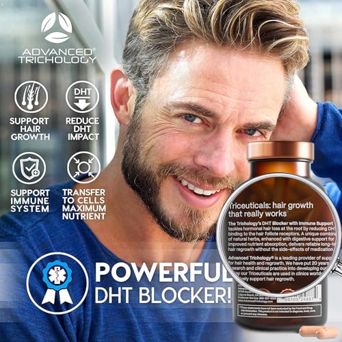 Image of DHT Blocker - Hair Growth Supplement for Genetic Thinning for Men and Women | Approved* by American Hair Loss Association | Guaranteed, Backed by 20 Years of Experience in Hair Loss Treatment Clinics