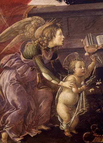 Tableau Botticelli Dame adorant l'Enfant toile haute définition