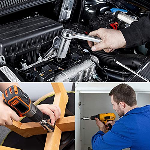 Exbrith 13 Stück Universal-Steckschlüssel Reparatur, Funktions Handwerkzeuge Reparatur, Flexible Power Bit Schaft Bits, für Artikelreparatur, für Alle Mutterngrößen - Image 3