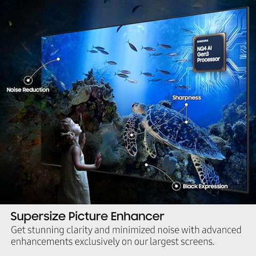 Image of SAMSUNG 115-Inch Class Neo QLED 4K QN90F Series, Vision AI, Mini LED Smart TV (2025 Model, 115QN90F) Neo Quantum HDR+, Object Tracking Sound+ w /Dolby Atmos, Glare Free, Gaming Hub, Alexa Built-in