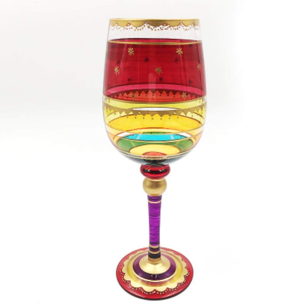 Vasos de vino tinto y copa de cristal de flauta de champán para vajilla de fiesta casera