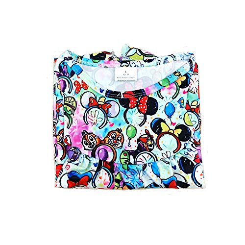 Girl White Mickey Boutique Flutter Dress Children Kids Summer Mouse Milksilk Clothes4