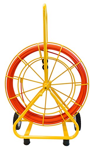 Jameson 6-14-400M Easy Buddy Electrical Fish Tape Duct Rodder with 400 Feet of 1/4-inch Fiberglass Rod Marked Every 5 Feet