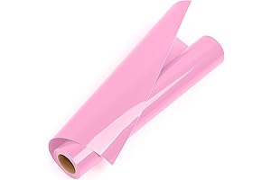 Bright Idea Peel and Stick Pink Vinyl Sheets for Cricut, Silhouette, and Other Cutting Machines