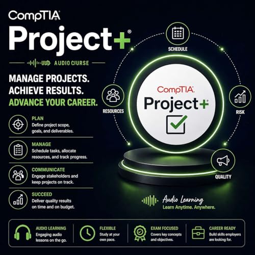Amazon.com: Certified - CompTIA Project+ Audio Course : Dr. Jason ...