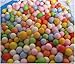 Small Foam Balls 0.2 to 0.39 Inch Multi Color 1bucket Approx 1500Pcs Mixed Colors