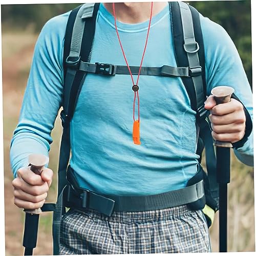 Silbatos plásticos multicolor para supervivencia camping miniatura 4