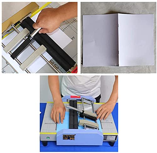 Paper Folding Machine, A3 Automatic Booklet Maker Booklet Making Machine Paper Bookbinding Folding Machine - Thumbnail 3