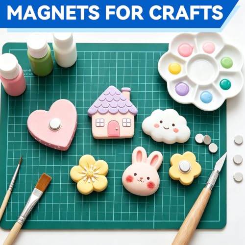 Image of TRYMAG Small Rare Earth Magnets, 200 Pack, 7x1mm