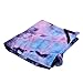 Beach Chair Cover with Side Pockets,Microfiber Chaise Lounge Chair Towel Cover for Sun Lounger Pool Sunbathing Garden Beach Hotel,Easy to Carry Around,No Sliding,Tie-Dye Blue(82.5
