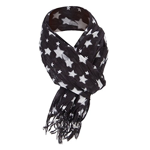 Cotton Scarf with Stars2