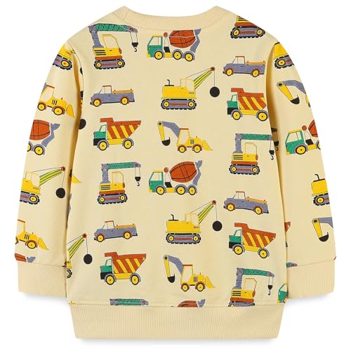Image of Hongshilian Unisex Kids Cute Cartoon Cotton Sweater Shirt