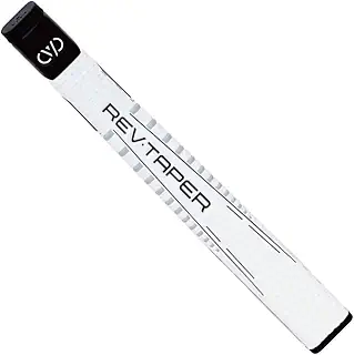 PUTTER Lab 逆テーパー パターグリップ 長さ27cm 61g グリップ交換 ホワイト×ブラック